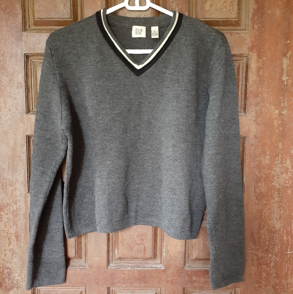 GAP Gray Wool Sweater